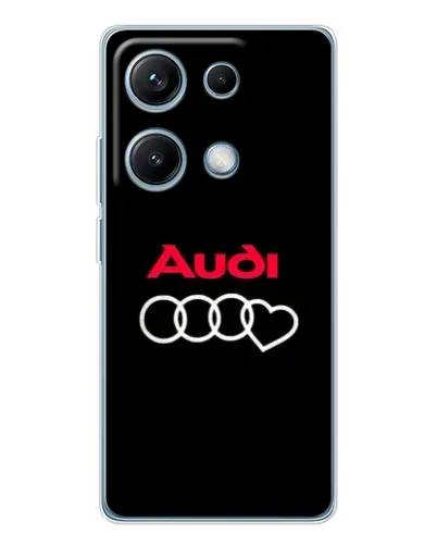 Чехол для Xiaomi Redmi Note 14S с картинкой «Логотип Audi Heart» Чехол для Xiaomi Redmi Note 14S с картинкой «Логотип Audi Heart»