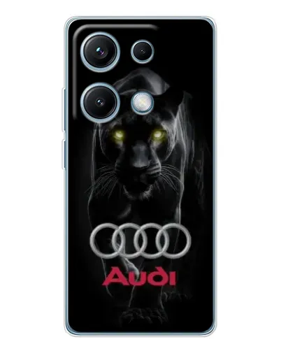 Чехол для Xiaomi Redmi Note 14S с картинкой «Пантера и Audi» Чехол для Xiaomi Redmi Note 14S с картинкой «Пантера и Audi»