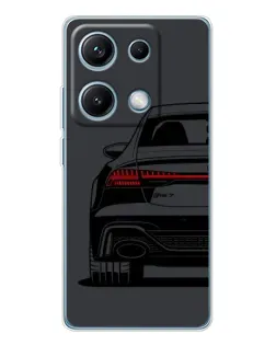 Чехол для Xiaomi Redmi Note 14S с картинкой «Задняя часть Audi — арт»