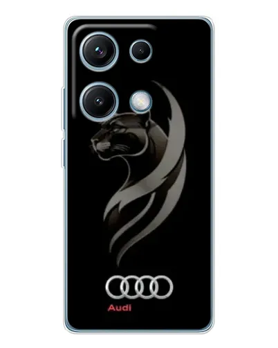 Чехол для Xiaomi Redmi Note 14S с картинкой «Графика — пантера и Audi» Чехол для Xiaomi Redmi Note 14S с картинкой «Графика — пантера и Audi»