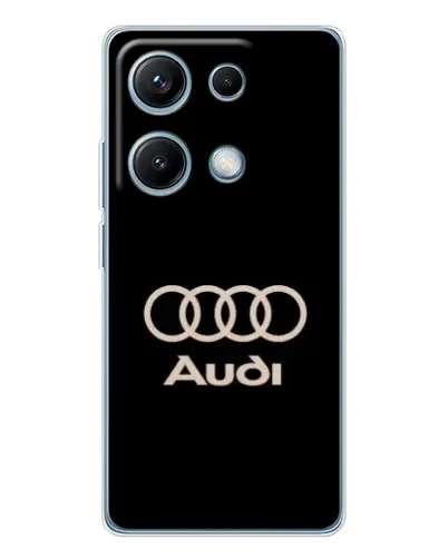 Чехол для Xiaomi Redmi Note 14S с картинкой «Audi — золотой логотип» Чехол для Xiaomi Redmi Note 14S с картинкой «Audi — золотой логотип»
