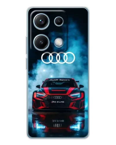 Чехол для Xiaomi Redmi Note 14S с картинкой «Audi Sport — неон» Чехол для Xiaomi Redmi Note 14S с картинкой «Audi Sport — неон»