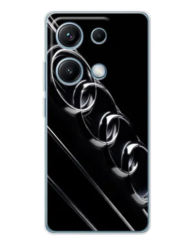 Чехол для Xiaomi Redmi Note 14S с картинкой «Audi — абстрактные кольца» Чехол для Xiaomi Redmi Note 14S с картинкой «Audi — абстрактные кольца»