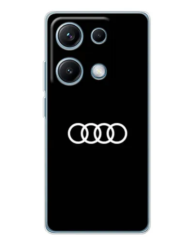 Чехол для Xiaomi Redmi Note 14S с картинкой «Audi White Logo» Чехол для Xiaomi Redmi Note 14S с картинкой «Audi White Logo»