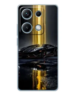 Чохол для Xiaomi Redmi Note 14S з картинкою «Нічний Lamborghini драйв» Чохол для Xiaomi Redmi Note 14S з картинкою «Нічний Lamborghini драйв»