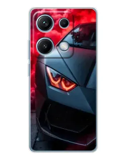 Чохол для Xiaomi Redmi Note 14S з картинкою «Lamborghini червоне сяйво» Чохол для Xiaomi Redmi Note 14S з картинкою «Lamborghini червоне сяйво»