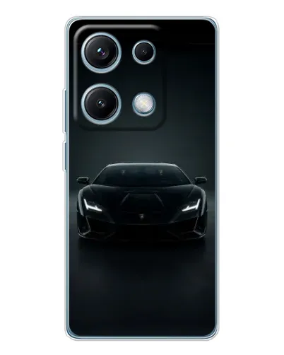 Чехол для Xiaomi Redmi Note 14S с картинкой «Черный Lamborghini Aventador» Чехол для Xiaomi Redmi Note 14S с картинкой «Черный Lamborghini Aventador»
