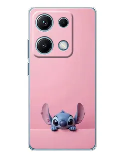 Чехол для Xiaomi Redmi Note 14S с картинкой «Stitch выглядывает» Чехол для Xiaomi Redmi Note 14S с картинкой «Stitch выглядывает»