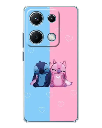 Чехол для Xiaomi Redmi Note 14S с картинкой «Stitch и Angel Love» Чехол для Xiaomi Redmi Note 14S с картинкой «Stitch и Angel Love»