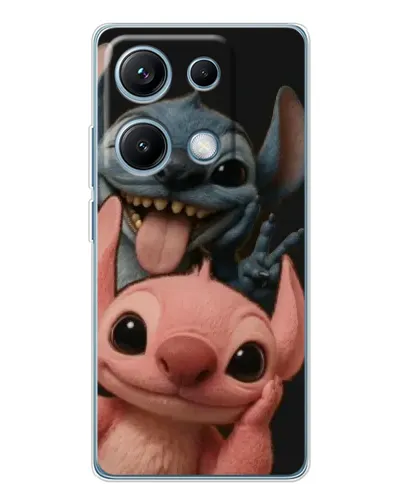 Чехол для Xiaomi Redmi Note 14S с картинкой «Стич и Ангел» Чехол для Xiaomi Redmi Note 14S с картинкой «Стич и Ангел»