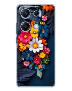 Чохол для Xiaomi Redmi Note 14S з картинкою «Квіткова феєрія» Чохол для Xiaomi Redmi Note 14S з картинкою «Квіткова феєрія»
