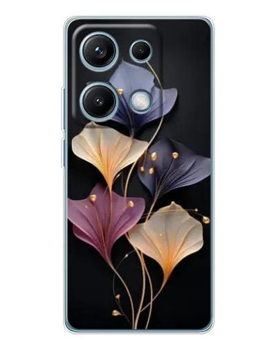 Чехол для Xiaomi Redmi Note 14S с картинкой «Лиловые цветы грации»