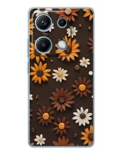 Чохол для Xiaomi Redmi Note 14S з картинкою «Візерунок з маленьких соняшників» Чохол для Xiaomi Redmi Note 14S з картинкою «Візерунок з маленьких соняшників»