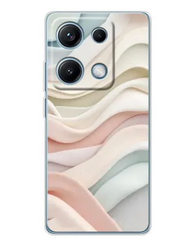Чехол для Xiaomi Redmi Note 14S с картинкой «Пастельные нежные волны»