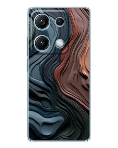 Чехол для Xiaomi Redmi Note 14S с картинкой «Цветные волны каньона»