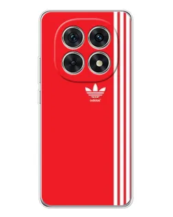 Чехол для Xiaomi Redmi Note 15 5G с картинкой «Красный минимализм Adidas»