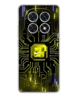 Чехол для Xiaomi Redmi Note 15 5G с картинкой «Nike — золотая искра»