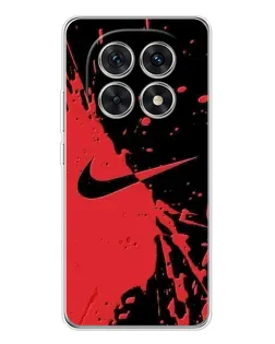 Чохол для Xiaomi Redmi Note 15 5G з картинкою «Червоні бризки Nike»