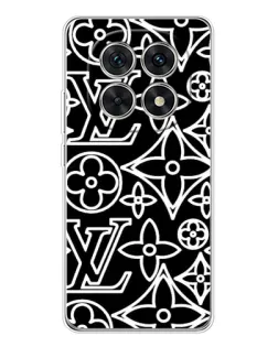 Чехол для Xiaomi Redmi Note 15 5G с картинкой «Черно-белый узор LV» Чехол для Xiaomi Redmi Note 15 5G с картинкой «Черно-белый узор LV»
