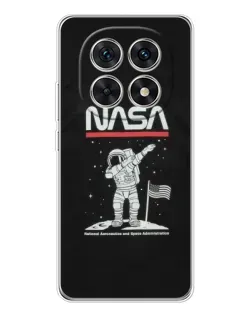 Чехол для Xiaomi Redmi Note 15 5G с картинкой «NASA — шагаем по Луне»