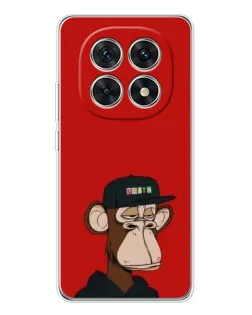 Чехол для Xiaomi Redmi Note 15 5G с картинкой «Bored Ape — красный фон» Чехол для Xiaomi Redmi Note 15 5G с картинкой «Bored Ape — красный фон»
