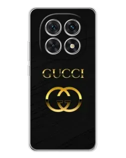 Чехол для Xiaomi Redmi Note 15 5G с картинкой «Золотой логотип Gucci»