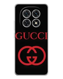 Чехол для Xiaomi Redmi Note 15 5G с картинкой «Gucci — красный логотип»
