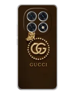 Чехол для Xiaomi Redmi Note 15 5G с картинкой «Gucci — золотая бабочка»