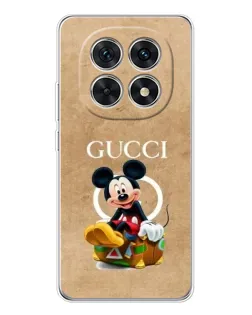 Чехол для Xiaomi Redmi Note 15 5G с картинкой «Микки Маус Gucci — крафт»