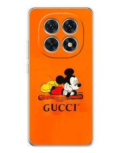 Чехол для Xiaomi Redmi Note 15 5G с картинкой «Микки Маус Gucci — оранж»