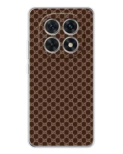 Чохол для Xiaomi Redmi Note 15 5G з картинкою «Gucci — шоколадна сітка»