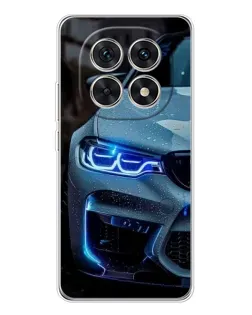 Чехол для Xiaomi Redmi Note 15 5G с картинкой «Взгляд BMW с синими фарами»
