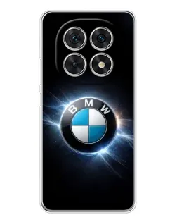 Чехол для Xiaomi Redmi Note 15 5G с картинкой «BMW — неоновое сияние»