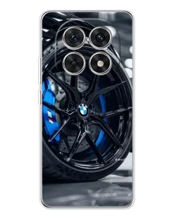 Чехол для Xiaomi Redmi Note 15 5G с картинкой «Колесо BMW вблизи»
