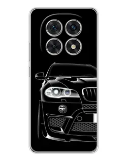 Чехол для Xiaomi Redmi Note 15 5G с картинкой «Темный силуэт BMW»