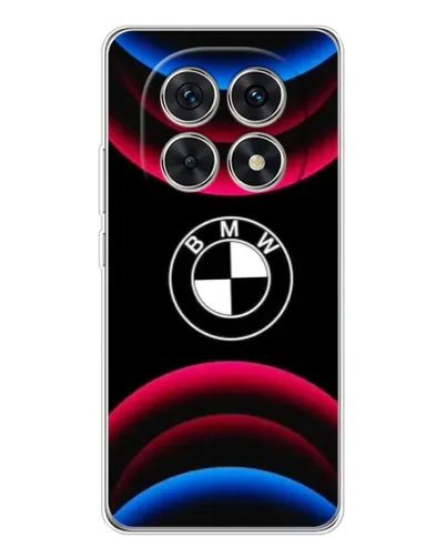 Чехол для Xiaomi Redmi Note 15 5G с картинкой «Логотип BMW и неоновые дуги» Чехол для Xiaomi Redmi Note 15 5G с картинкой «Логотип BMW и неоновые дуги»
