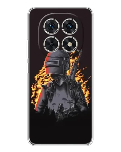 Чехол для Xiaomi Redmi Note 15 5G с картинкой «PUBG — огненный силуэт» Чехол для Xiaomi Redmi Note 15 5G с картинкой «PUBG — огненный силуэт»