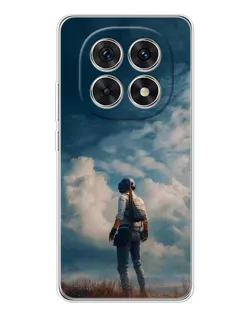 Чехол для Xiaomi Redmi Note 15 5G с картинкой «Герой PUBG на скале»