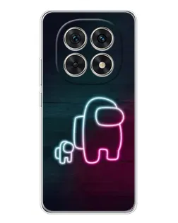 Чехол для Xiaomi Redmi Note 15 5G с картинкой «Among Us неон-арт»