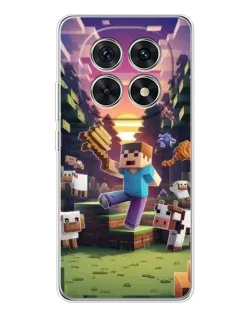 Чехол для Xiaomi Redmi Note 15 5G с картинкой «Стив на ферме» Чехол для Xiaomi Redmi Note 15 5G с картинкой «Стив на ферме»