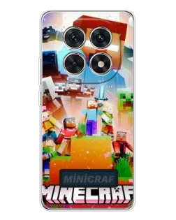 Чехол для Xiaomi Redmi Note 15 5G с картинкой «Minecraft герои игры»
