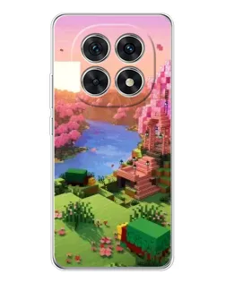 Чехол для Xiaomi Redmi Note 15 5G с картинкой «Розовое дерево Minecraft»