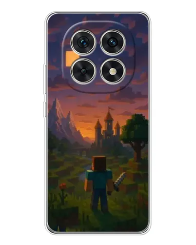 Чехол для Xiaomi Redmi Note 15 5G с картинкой «Стив у башни»
