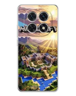 Чехол для Xiaomi Redmi Note 15 5G с картинкой «Minecraft панорама»