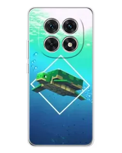 Чехол для Xiaomi Redmi Note 15 5G с картинкой «Черепаха Minecraft»
