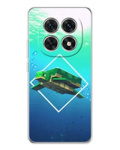 Чехол для Xiaomi Redmi Note 15 5G с картинкой «Черепаха Minecraft»