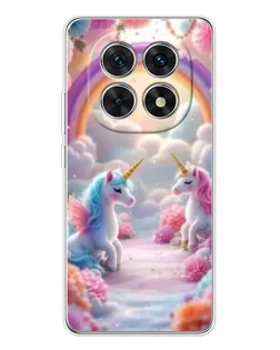 Чехол для Xiaomi Redmi Note 15 5G с картинкой «Радуга и единороги» Чехол для Xiaomi Redmi Note 15 5G с картинкой «Радуга и единороги»