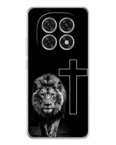 Чехол для Xiaomi Redmi Note 15 5G с картинкой «Лев и Крест» Чехол для Xiaomi Redmi Note 15 5G с картинкой «Лев и Крест»
