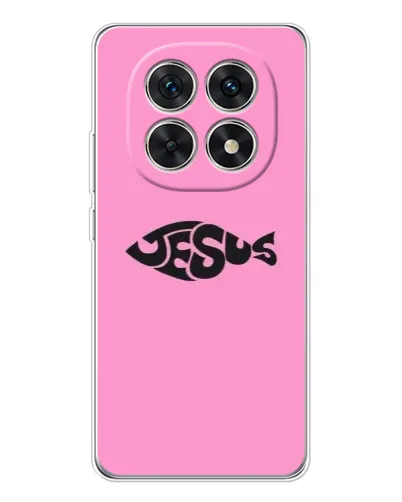 Чехол для Xiaomi Redmi Note 15 5G с картинкой «Розовый символ Jesus» Чехол для Xiaomi Redmi Note 15 5G с картинкой «Розовый символ Jesus»