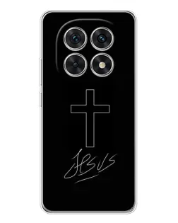 Чохол для Xiaomi Redmi Note 15 5G з картинкою «Графічний хрест Jesus»